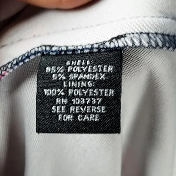 Donna Morgan Blue with Pink Floral Dress Size 8 - Picture 8 of 10